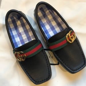 Gucci Kids Noel Driving Loafer